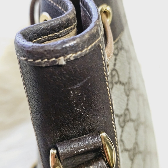 ❣️Gucci GG Supreme Web Sherry Line Bucket Bag❣️ - Picture 11 of 16